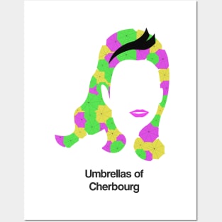 Umbrellas of Cherbourg movie fan art minimal french new wave Catherine Deneuve Jacques Demy Posters and Art